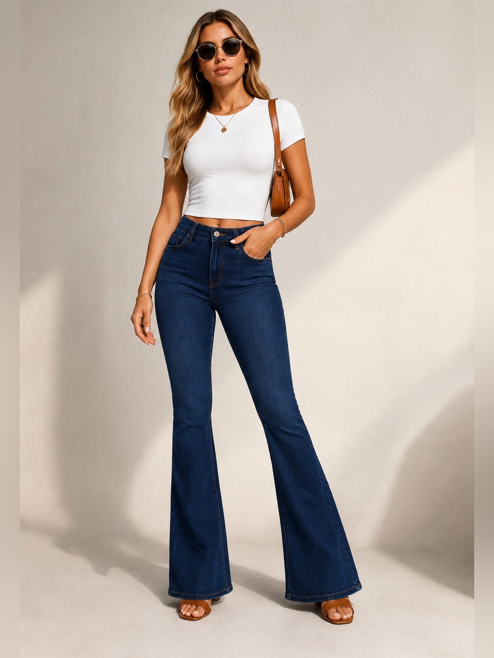 Tommy Hilfiger Curve Bootcut Jeans Size 4 Classic Stretch Denim